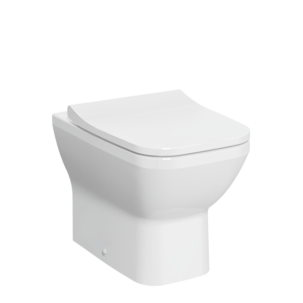 Vitra Back To Wall Toilet VitrA Integra Square Back to Wall Rimless Toilet with Soft Close Seat