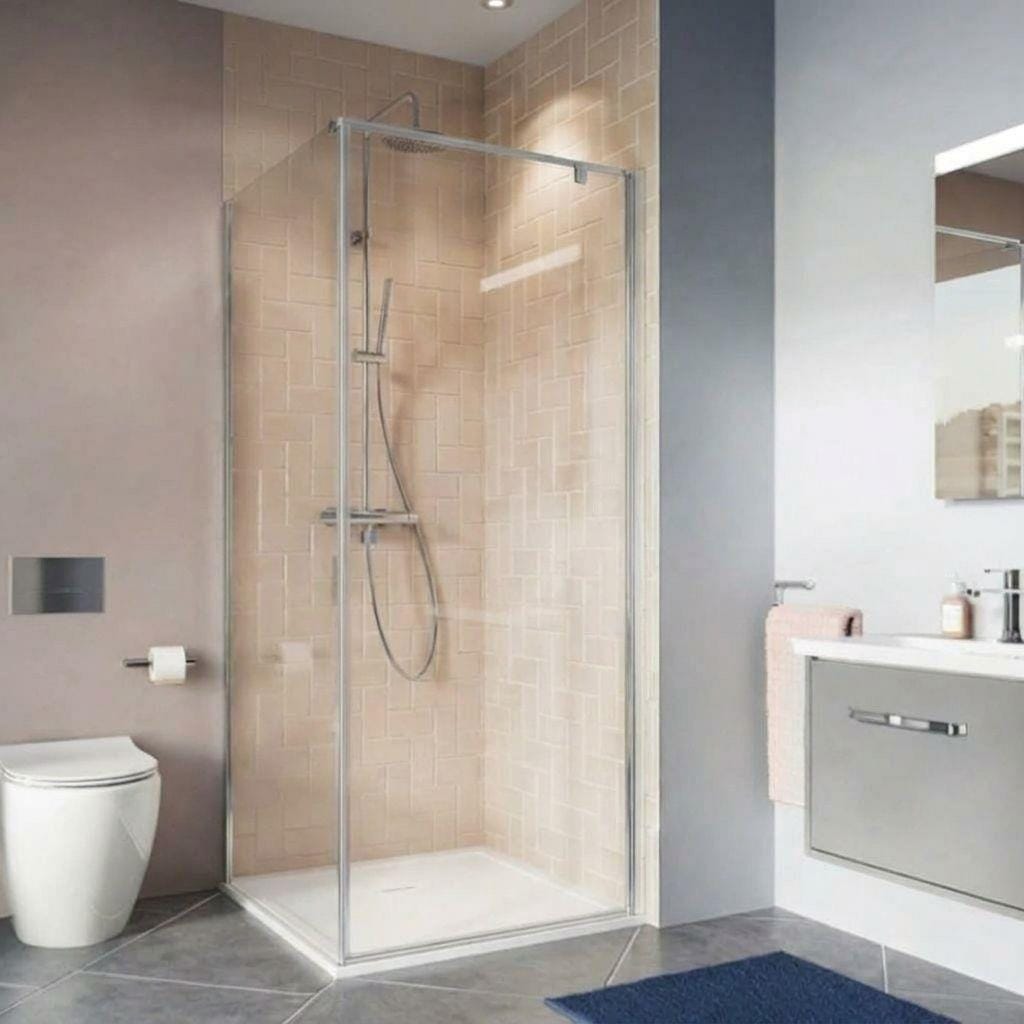 Crosswater Bi-Fold Shower Door Crosswater Clear 6 Bifold Shower Door