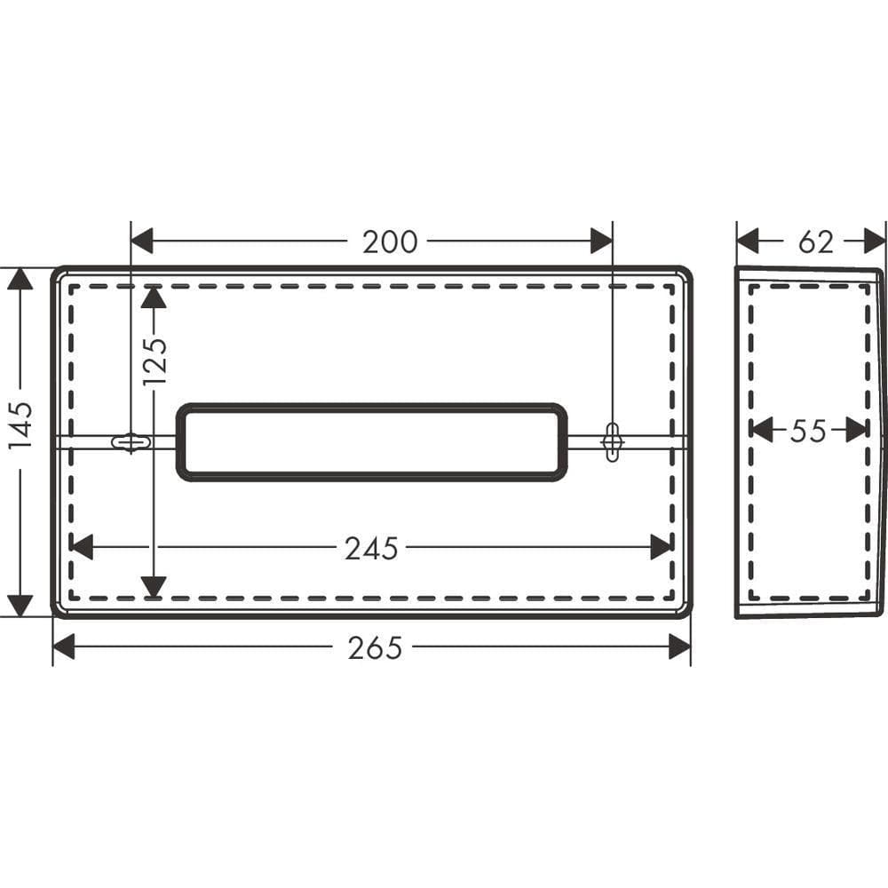 Hansgrohe Toilet Roll Holder Hansgrohe Addstoris Tissue Box