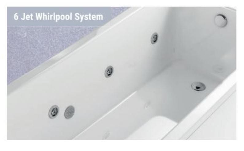 Eastbrook Jacuzzi Whirlpools and Spa Baths Eastbrook Portland Double Ended Whirlpool Bath - 1700mm x 750mm - White
