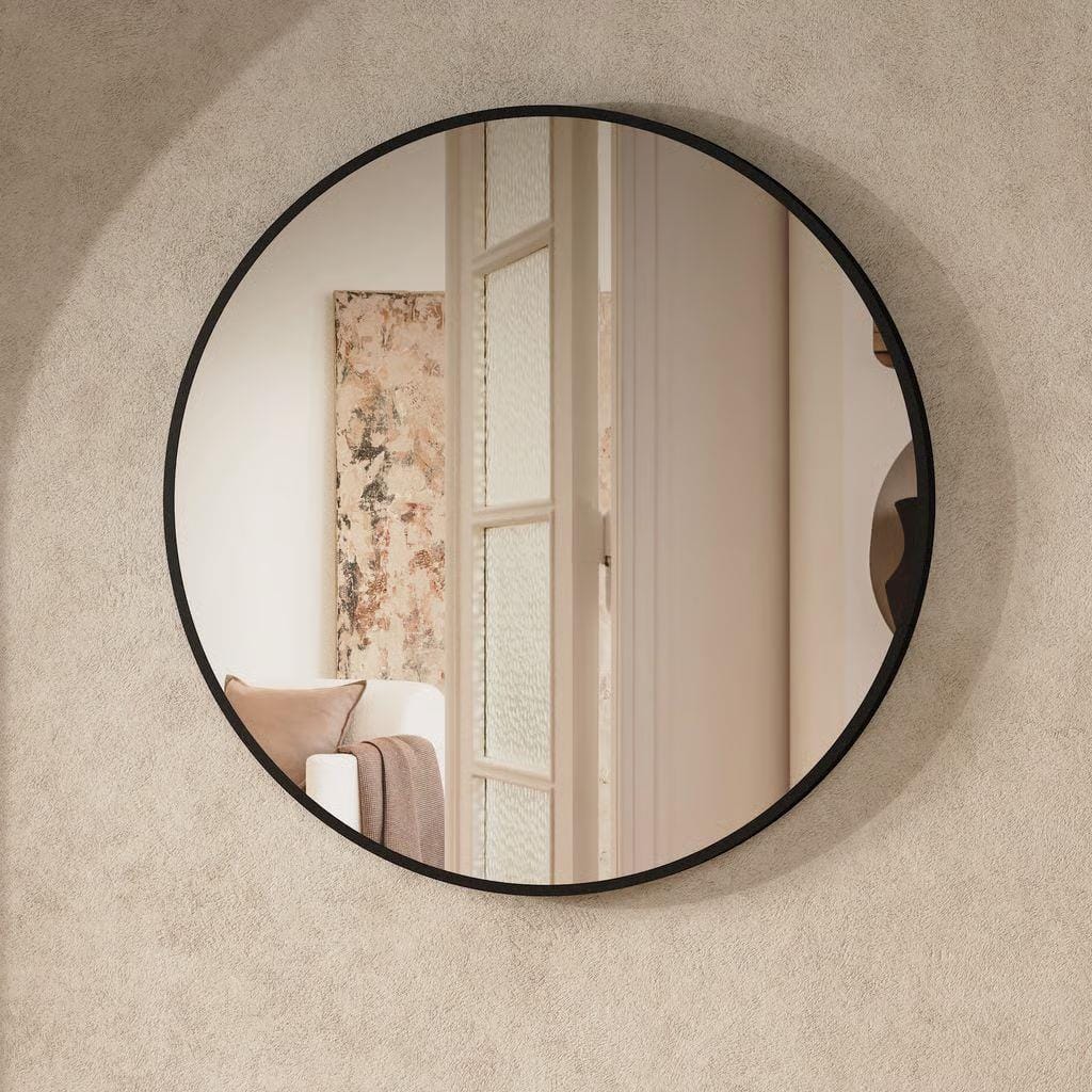 Crosswater Illuminated Mirror Crosswater Infinity Round Framed LED Illuminated Mirror