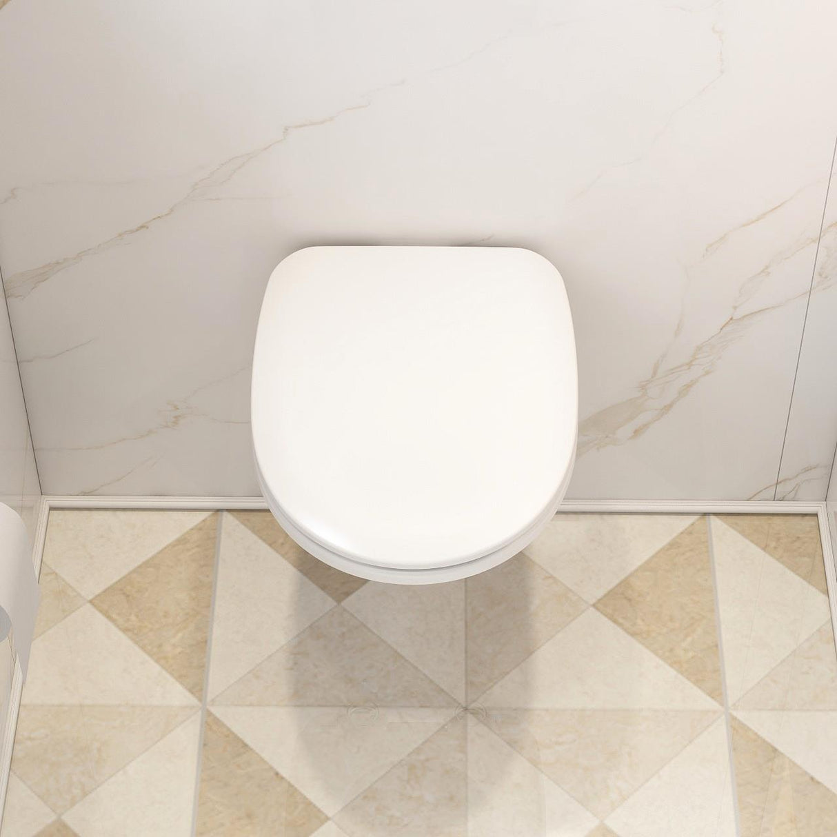 Imex Ivo Slimline Soft Close Quick Release Duraplus Seat in White