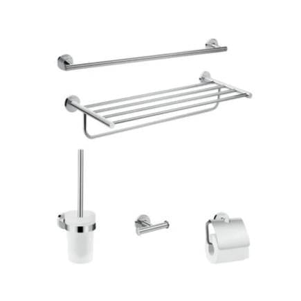 Hansgrohe Accessory Set Hansgrohe Logis Universal 5 in 1 Bath Accessory Pack