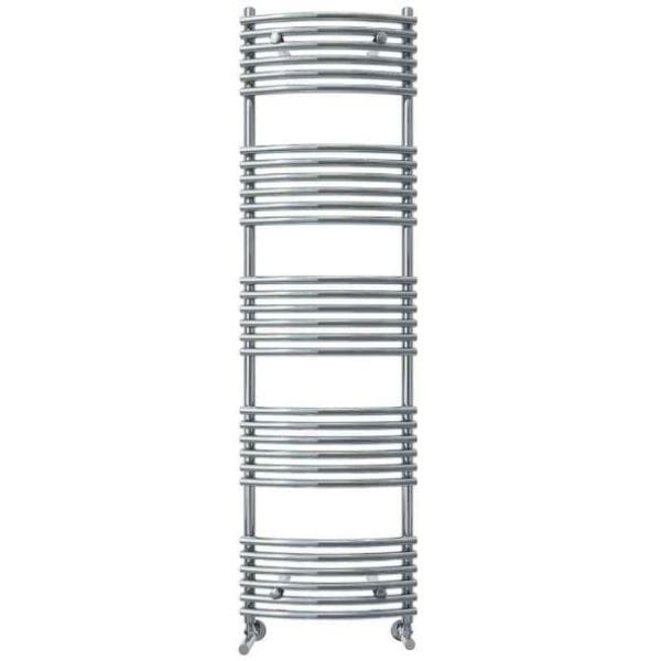 Vogue Designer Towel Radiator 1738 x 600 / Dual Fuel Vogue Melody Curved Designer Towel Radiator in Chrome