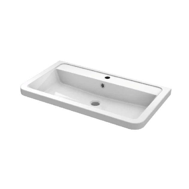 Aquarius Bathrooms Wall Mounted Vanity Unit Aquarius Seren 800mm Wall Mounted Two Drawer Vanity Unit with Basin
