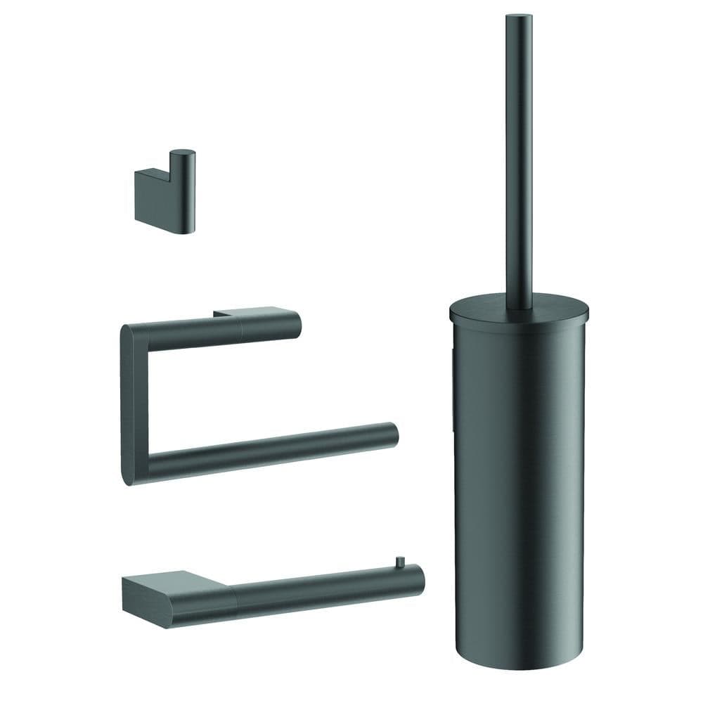 Crosswater Accessory Set Slate Crosswater MPRO Wall Mounted Accessory Set