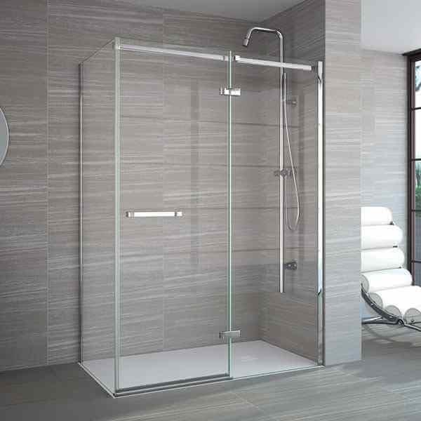 Merlyn Side Panel 760mm Merlyn 8 Series Side Panel for Hinged Door with Inline Panel