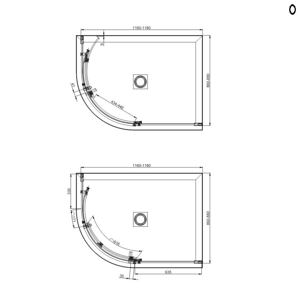 Crosswater Quadrant Shower Enclosure Crosswater Optix Single Door Quadrant Shower Enclosure