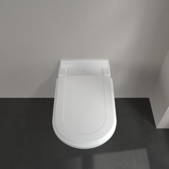 Villeroy & Boch Wall Hung Toilet Villeroy & Boch Hommage Traditional Wall Hung Toilet with Seat