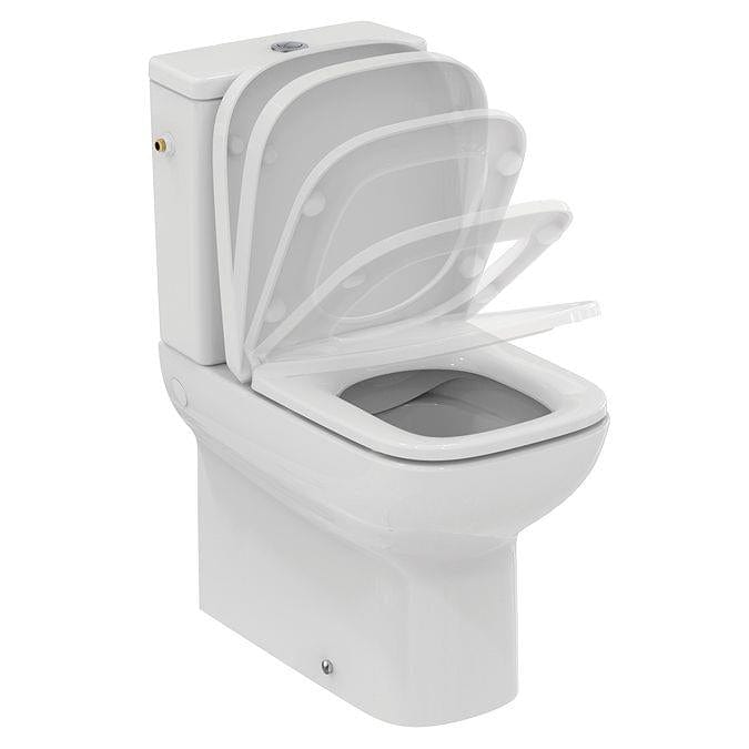 Ideal Standard Toilet Seat Ideal Standard i.life A & S Compact Wrapover Slow Close, Quick Release Toilet Seat in White