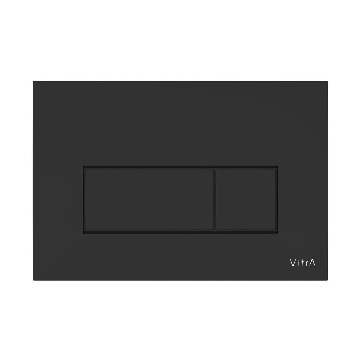 Vitra Flush Plate Matt Black VitrA Loop Square Mechanical Flush Plate