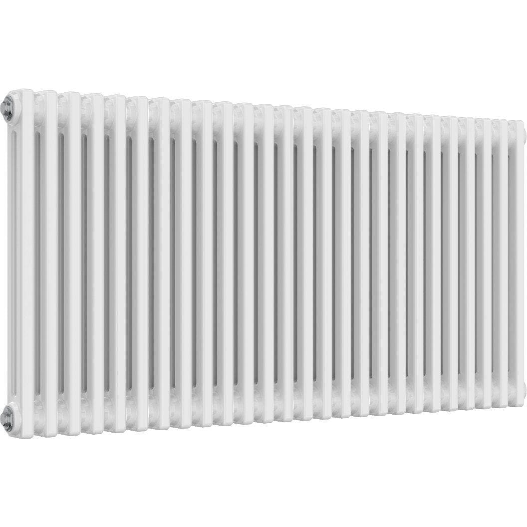 Aquarius Bathrooms Column Radiator 600mm x 1190mm Aquarius Foundry Horizontal 2 Column Radiator in White