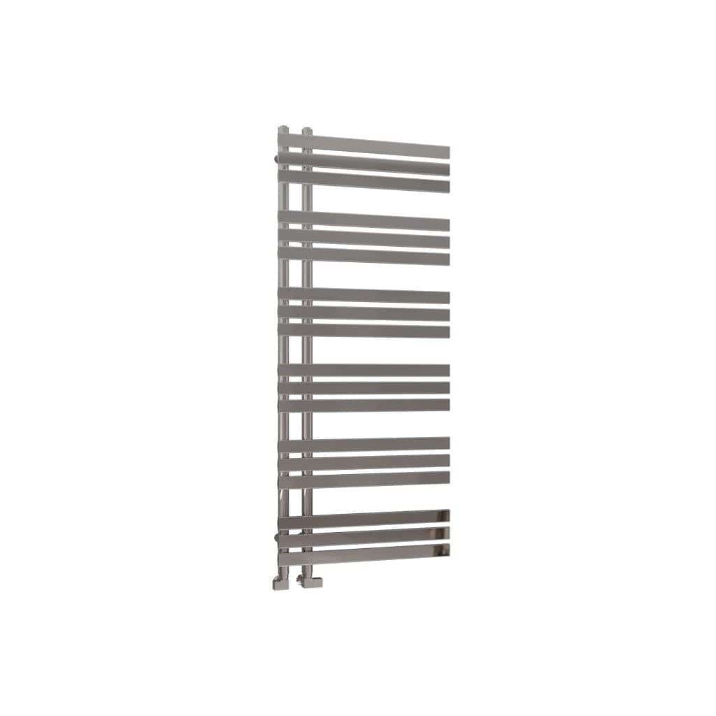 Eastbrook Designer Towel Radiator 1450 x 500mm / Dual Fuel Eastbrook Leonardo Straight Vertical Heated Towel Rail in Chrome