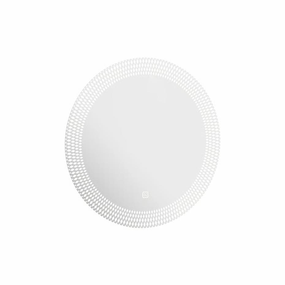 Crosswater Illuminated Mirror Crosswater Canvass LED Illuminated Round Mirror