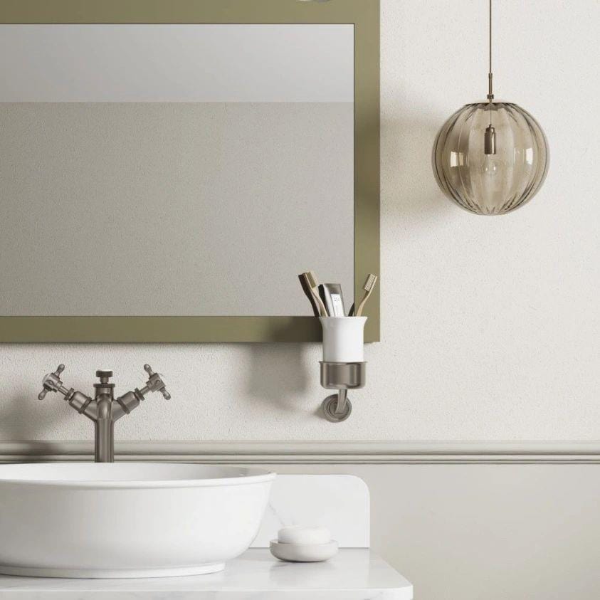 Burlington Toothbrush Holder Brushed Nickel Burlington Guild Tumbler and Holder