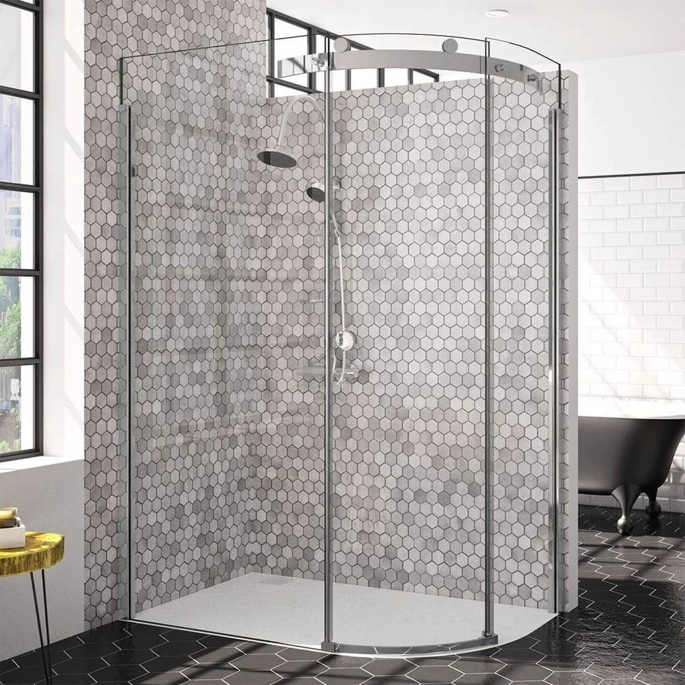 Merlyn Quadrant Shower Enclosure 1000 x 800mm / Right Hand Merlyn Series 10 1 Door Offset Quadrant Shower Enclosure