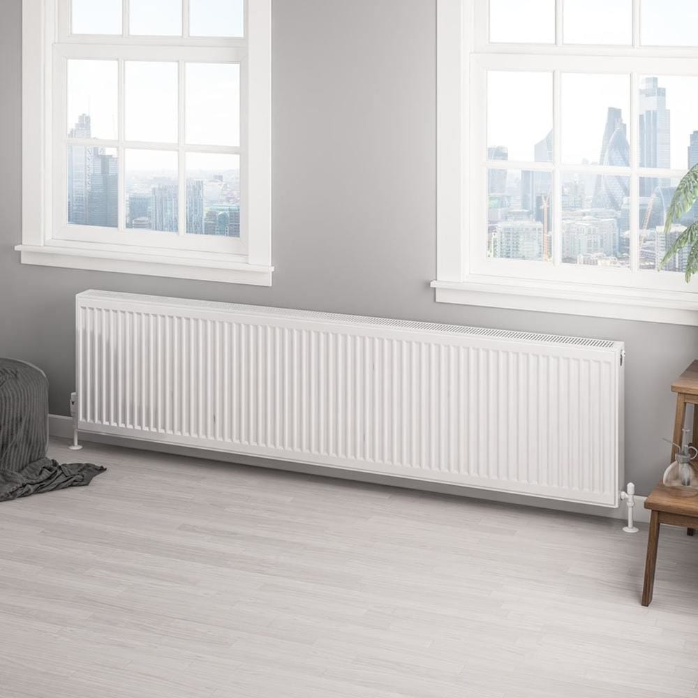 Aquarius Type 22 500 x 2000mm Aquarius Type 22 Compact Panel Radiator in Gloss White