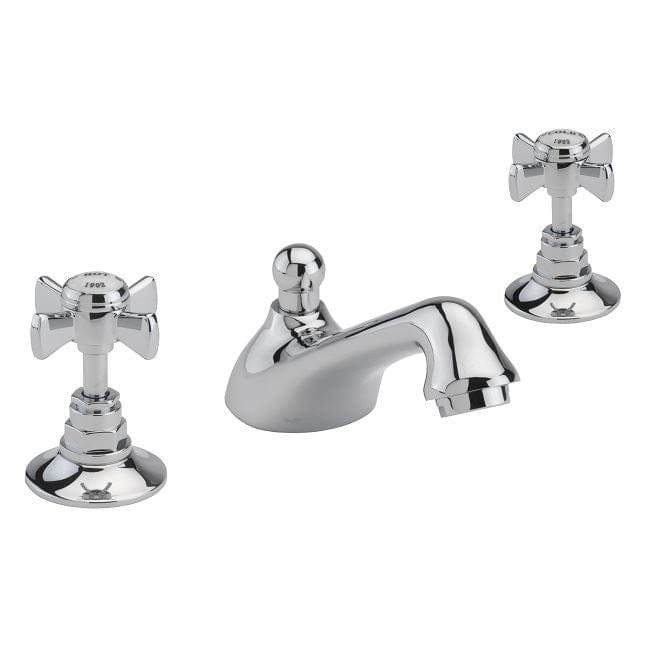 Sagittarius 3 Tap Hole Basin Set Chrome Sagittarius Churchman 3 Hole Basin Mixer Tap with Pop Up Waste