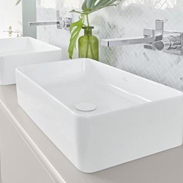Villeroy & Boch Basin Waste Villeroy & Boch ceramic basin waste, unclosable outlet valve, White Alpin