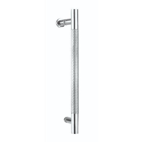 Crosswater Shower Door Handle Polished Stainless Steel Crosswater Optix 10 Knurled Handles