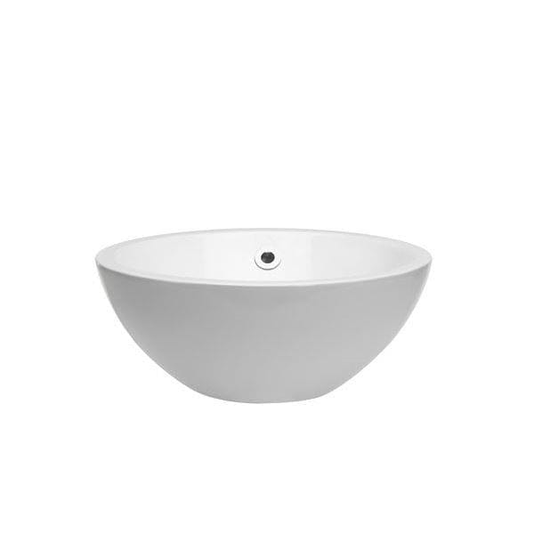 Crosswater Countertop Basin Crosswater Castellon Mini Countertop Basin 350mm in White