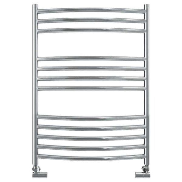 Vogue Ladder Rail 800 x 600 / Central Heating Vogue Kerve Curved Ladder Rail in Polished Stainless Steel