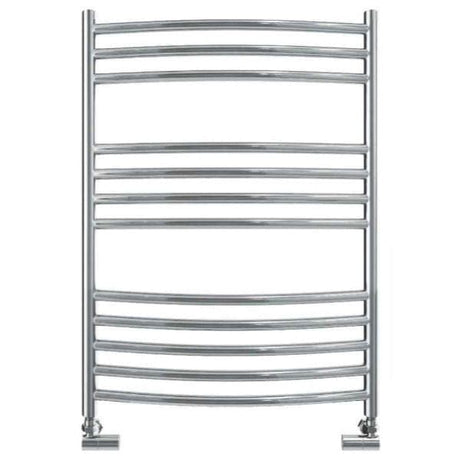 Vogue Ladder Rail 800 x 600 / Central Heating Vogue Kerve Curved Ladder Rail in Polished Stainless Steel