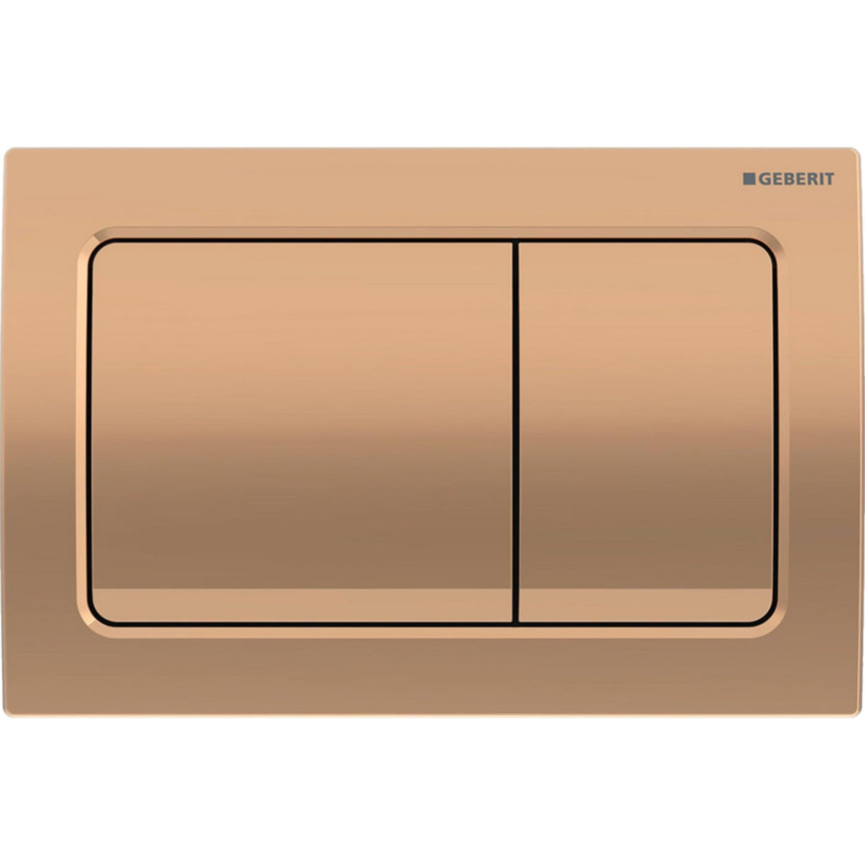 Geberit Flush Plate Geberit Alpha Flush Plate with Square Buttons