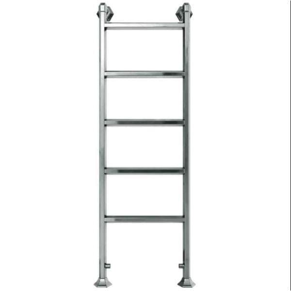 Vogue Traditional Towel Rail 1543 x 550 / Electric Only Vogue Art Moderne Straight Floor Mounted Traditional Towel Radiator in Chrome