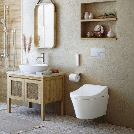 TOTO RG Lite Wall Hung Rimless Washlet® Smart Toilet Japanese Inspired