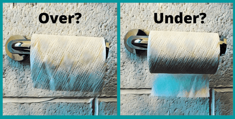 The Great Toilet Roll Debate – Over or Under?