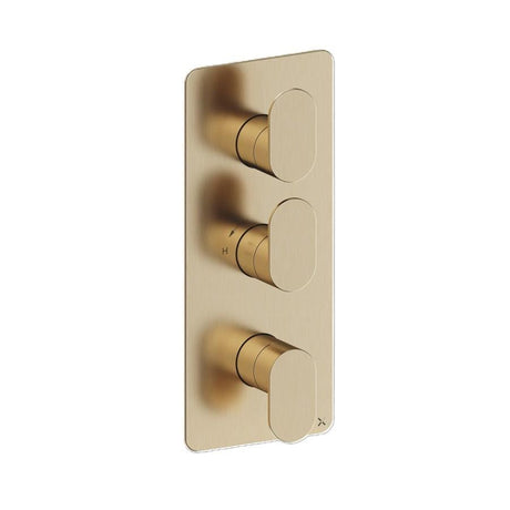 Brushed Brass Shower Valves