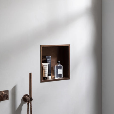 Bronze JTP VOS Square Shower Niche - 300 x 300mm