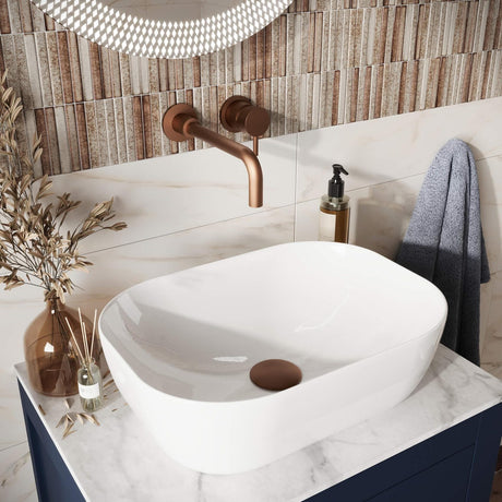 Bronze wall mounted basin taps collection