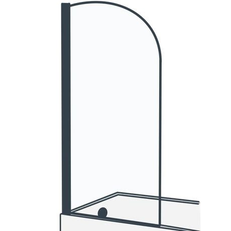 A line illustration of a bath screen