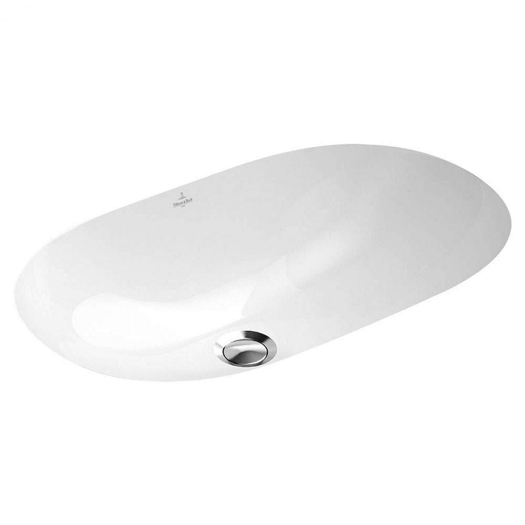 Villeroy & Boch Undercounter Basin Villeroy & Boch O.Novo 600mm Undercounter Basin with Overflow in White Alpin