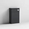 Aquarius WC Unit Soft Black Aquarius Leighton 500mm WC Unit