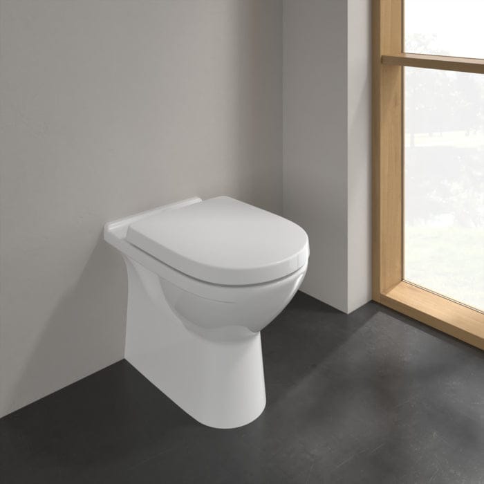 Villeroy & Boch Back to Wall Toilet Villeroy & Boch O.novo Back to Wall Toilet with Soft Close Seat