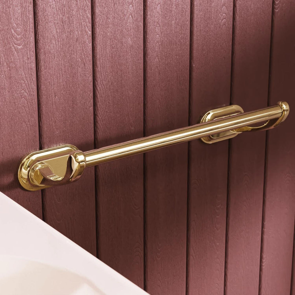 Burlington Towel Rails and Rings Gold / 450mm Burlington Guild Towel Rail