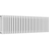 Aquarius Bathrooms Column Radiator Aquarius Foundry Horizontal 4 Column Radiator in White