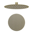 Aquarius Fixed Shower Head Brushed Brass Aquarius Modern Round Over Head Shower Head