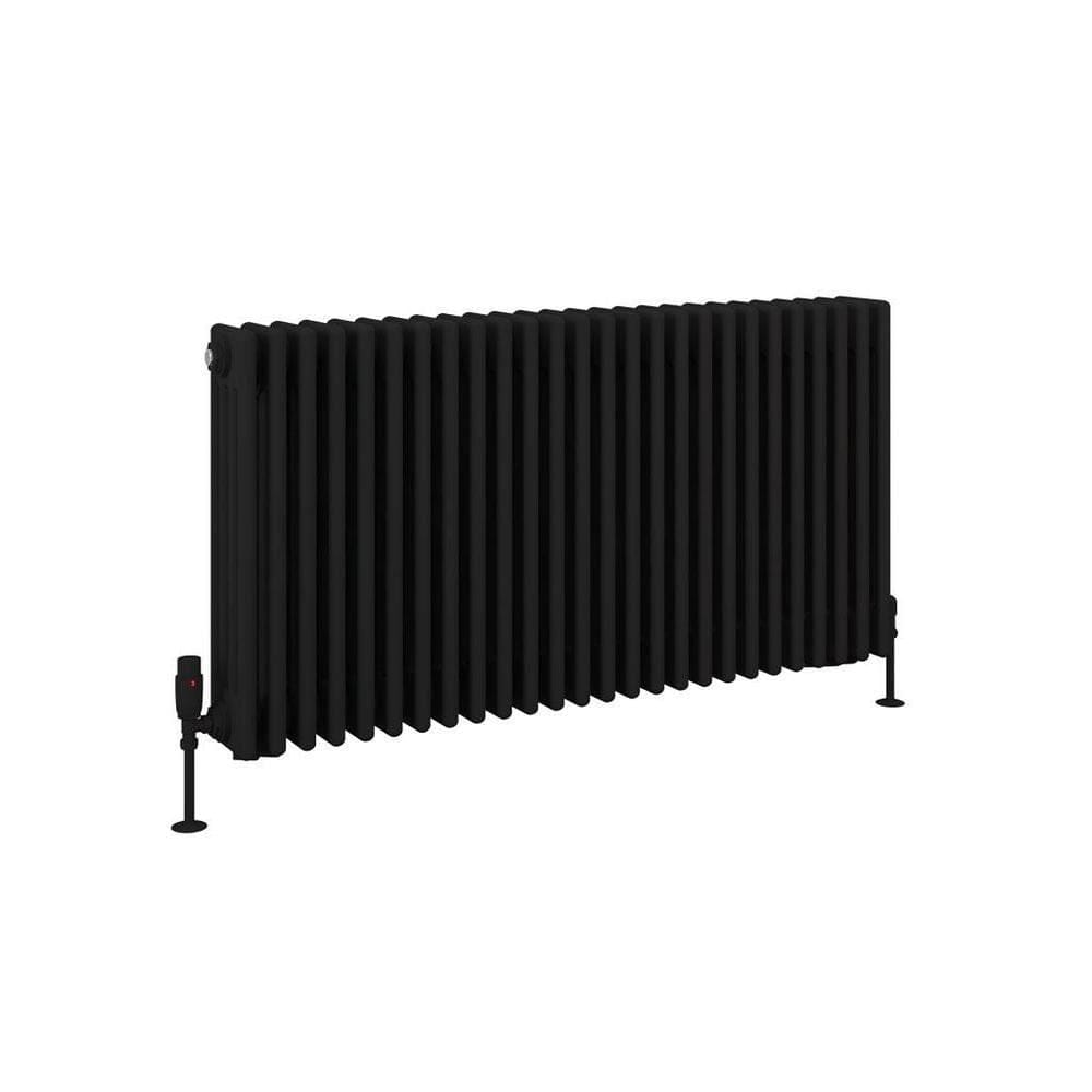 Eastbrook Eastbrook Rivassa Traditional 4 Column Radiator in Matt Black