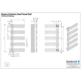 Eastbrook Designer Towel Rail Eastbrook Rizano Designer Radiator