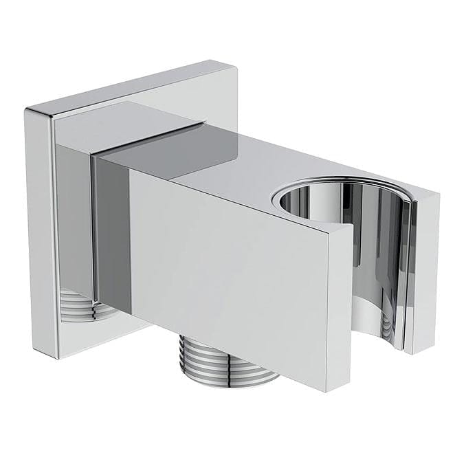 Ideal Standard Concealed Shower Set Ideal Standard Ceratherm Navigo Concealed Thermostatic Shower Valve Set with Square Showerhead and Pencil Handset in Chrome