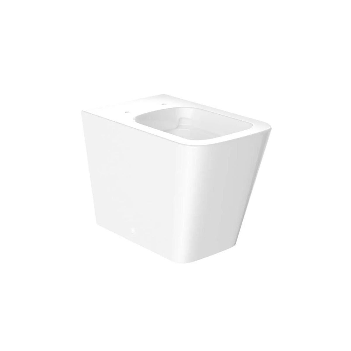 Vado Back to Wall Toilet Vado Cameo Soft Square Rimless Back to Wall Toilet with Slimline Soft Close Seat in White Gloss