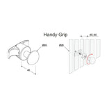 Eastbrook Radiator Towel Hangers Eastbrook Rivassa Robe Hook