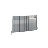 Eastbrook Panel Radiator Eastbrook Peretti Straight Horizontal Aluminum Radiator in Polished Aluminum