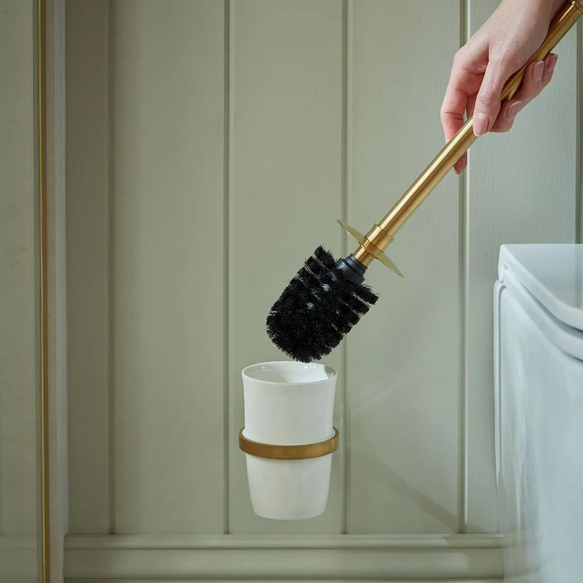 Vado Toilet Brush Booth & Co. Axbridge Wall Mounted Toilet Brush and Holder