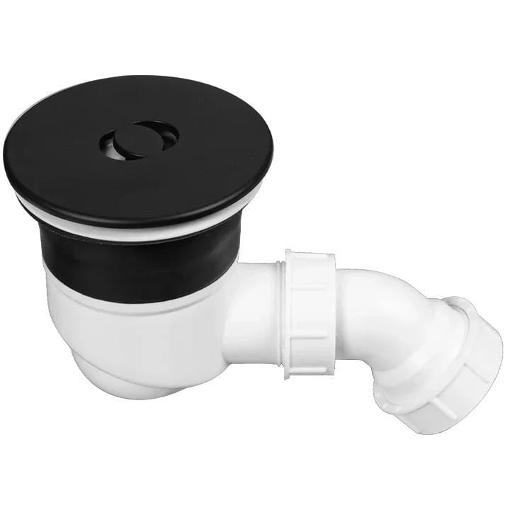 Aquarius Shower Tray Waste Matt Black Aquarius Pluvia 90mm Shower Waste