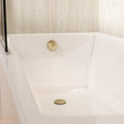 Crosswater Bath Waste Brushed Brass Crosswater Extended Pop-Up Bath Waste and Overflow